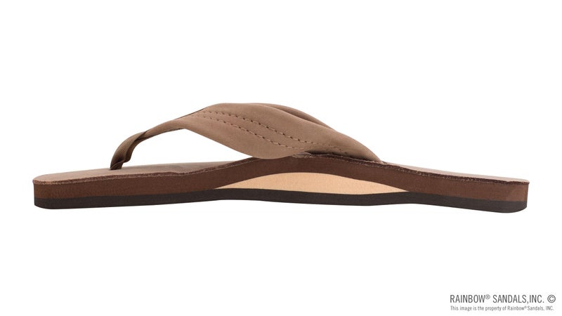 Rainbow Sandals Women's Single Layer Premier Leather Sandal, Dark Brown, X-Large / 8.5-9.5 B(M) US - Image 2